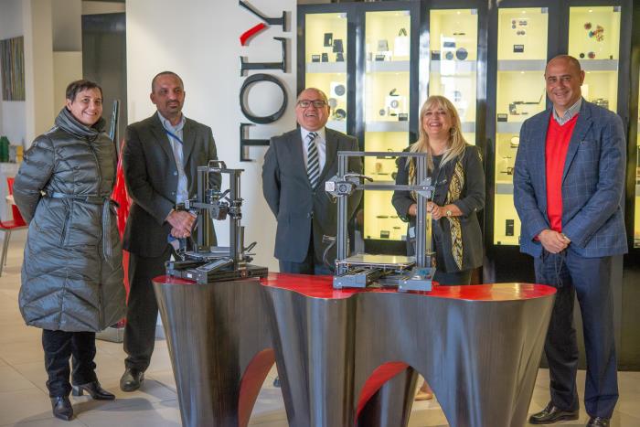 Toly Donates Two 3D Printers to MCAST Students